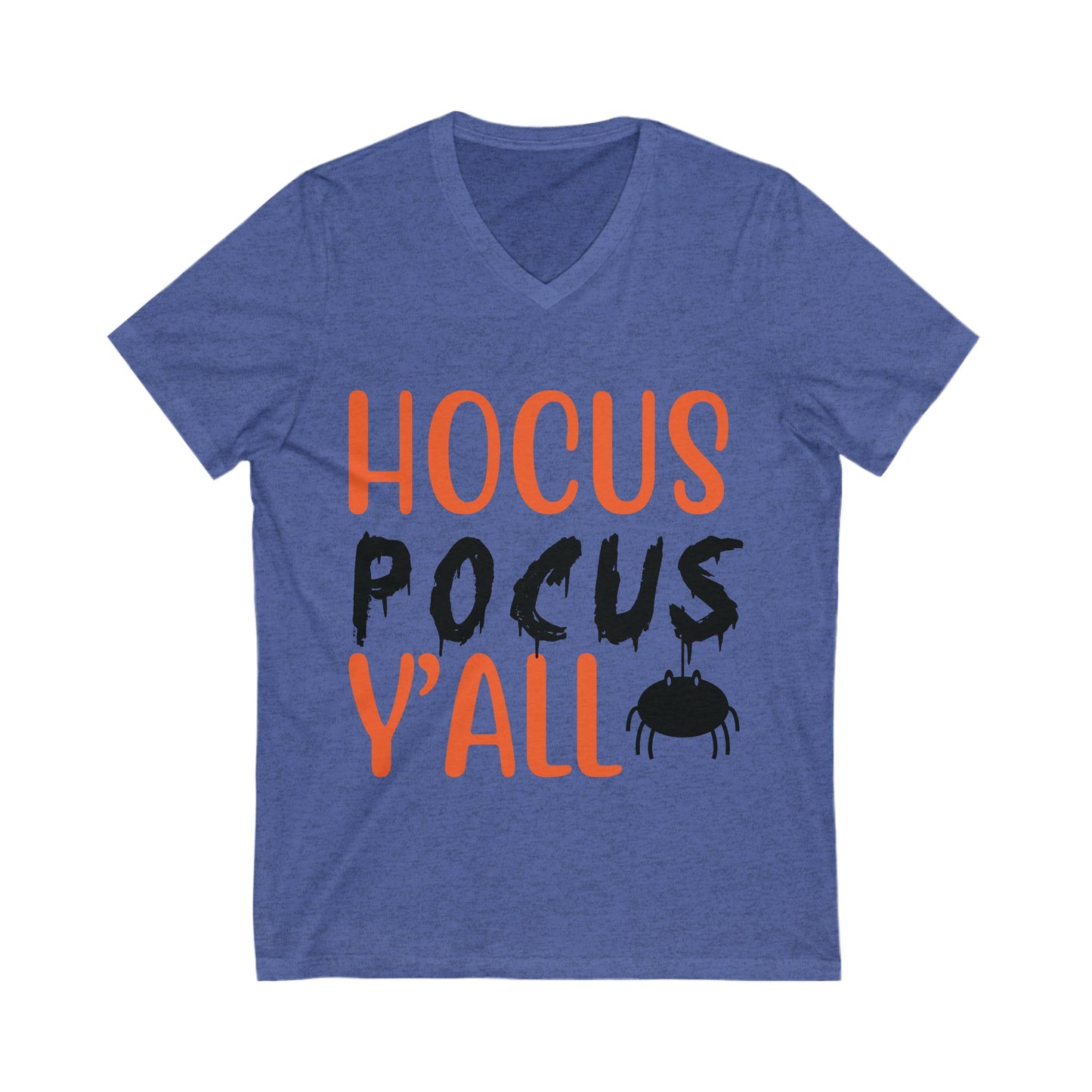 Halloween 25 Unisex Short Sleeve V-neck Tshirt