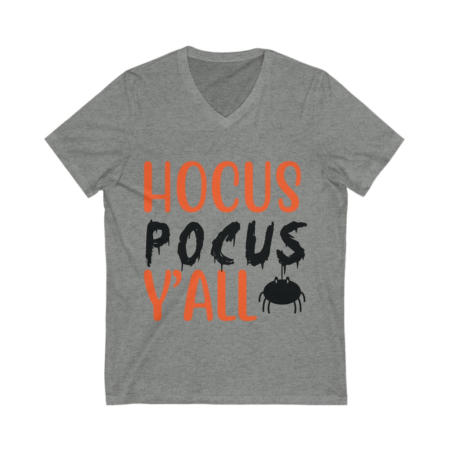 Halloween 25 Unisex Short Sleeve V-neck Tshirt