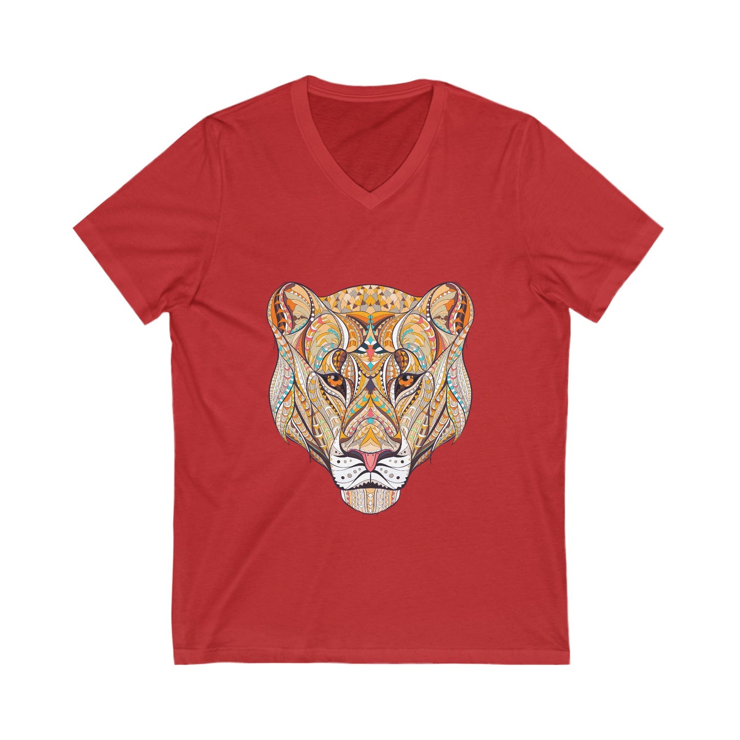 Lioness Unisex V-Neck T-Shirt ā Strength & Style