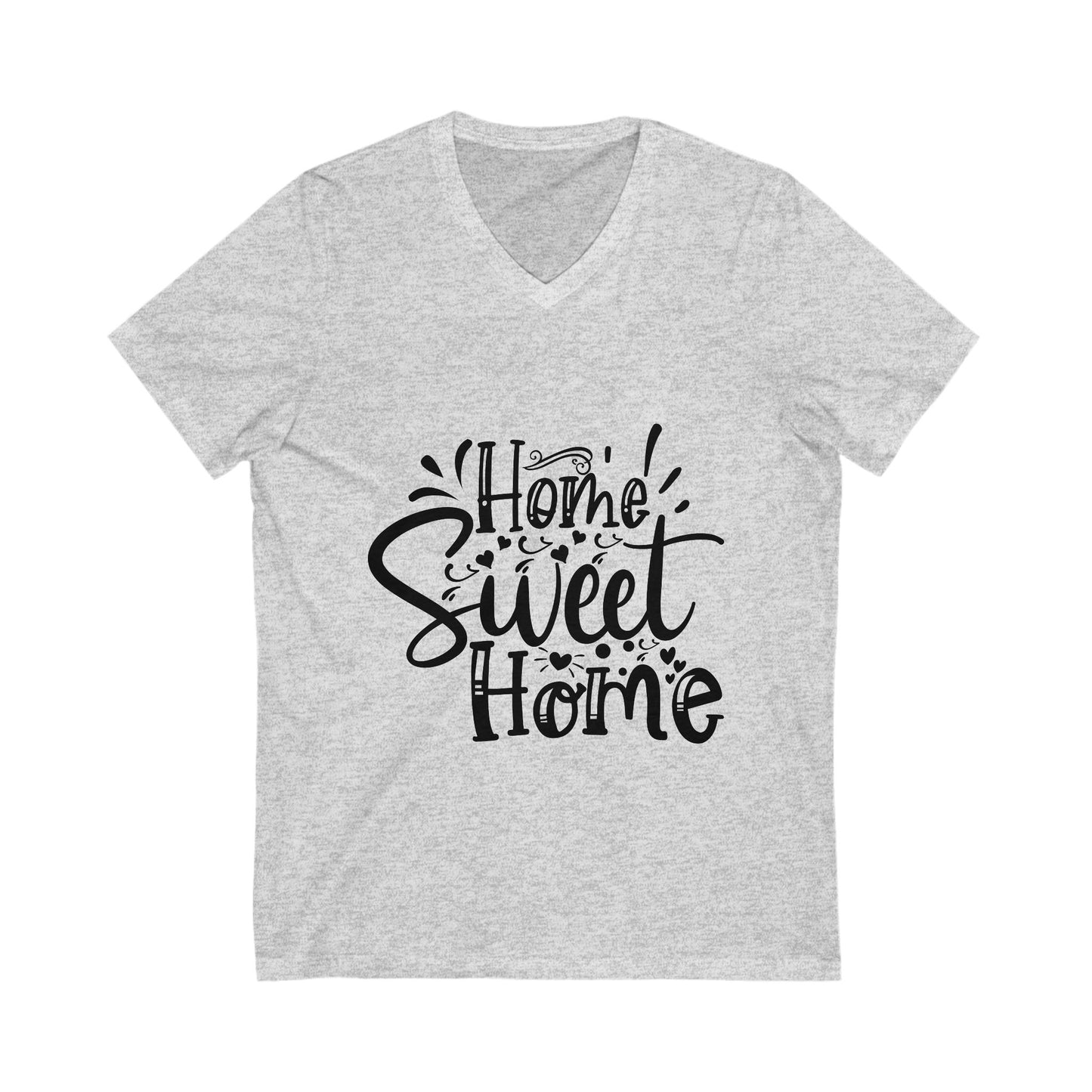 Home Sweet Home Unisex Short Sleeve V-neck Tshirt