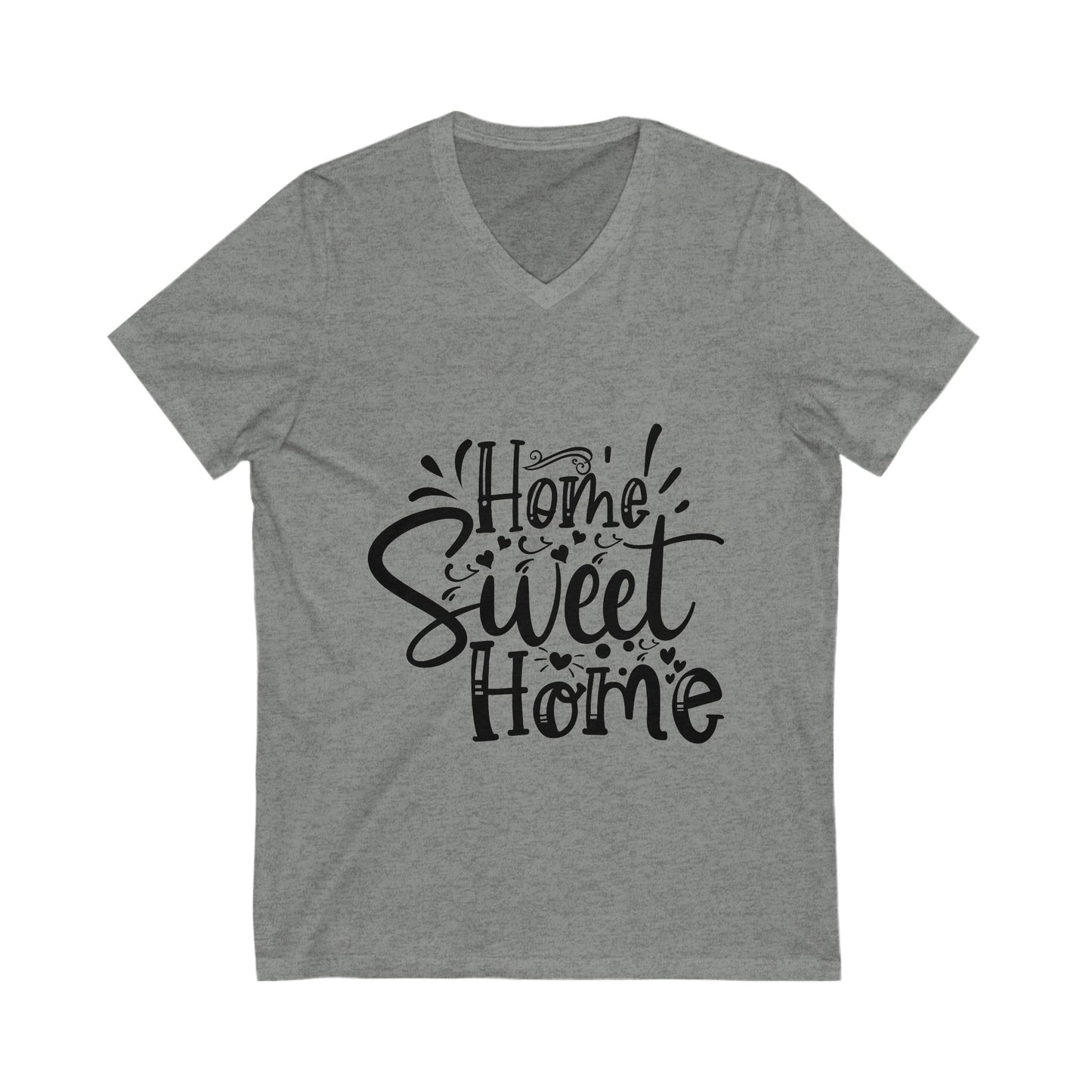 Home Sweet Home Unisex Short Sleeve V-neck Tshirt
