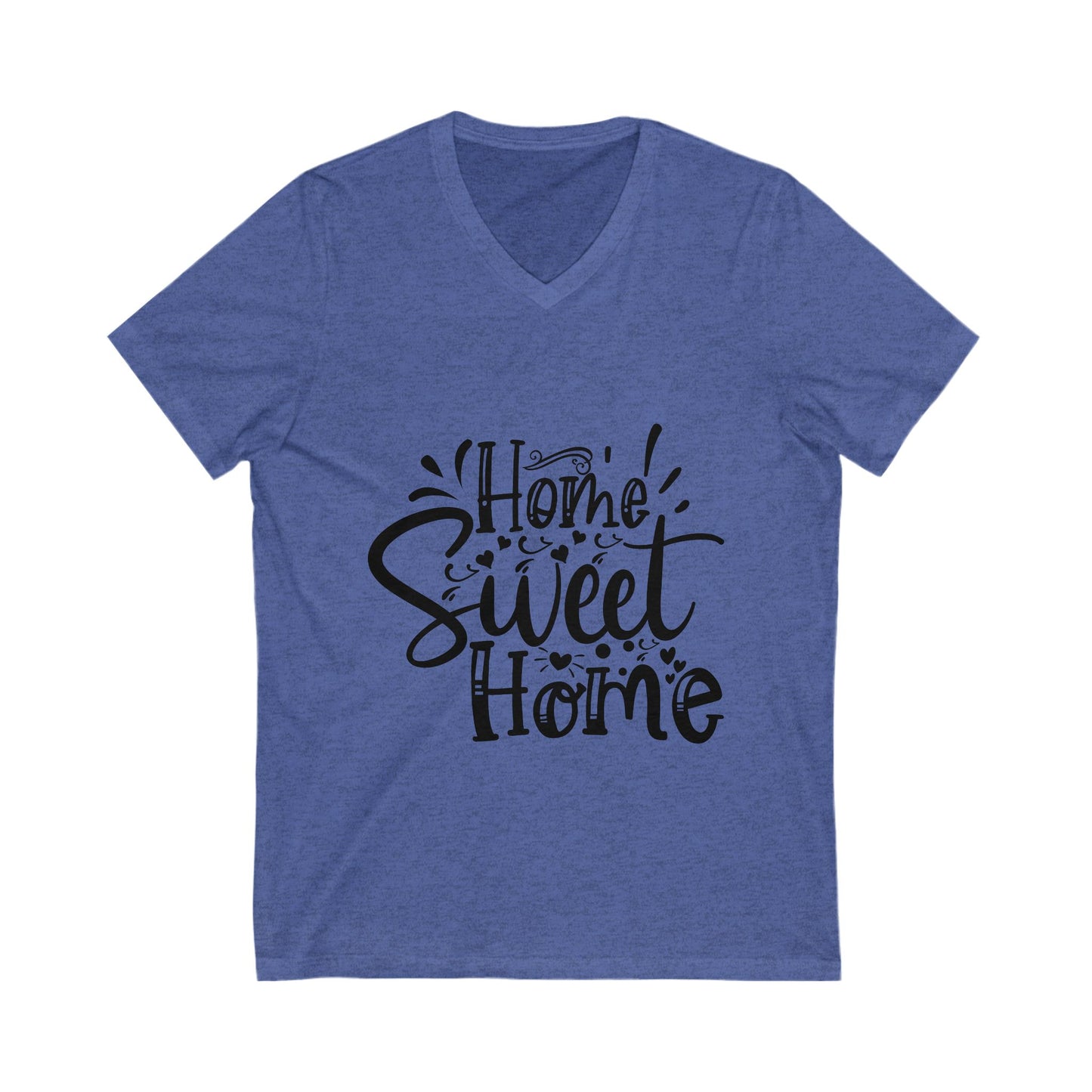 Home Sweet Home Unisex Short Sleeve V-neck Tshirt