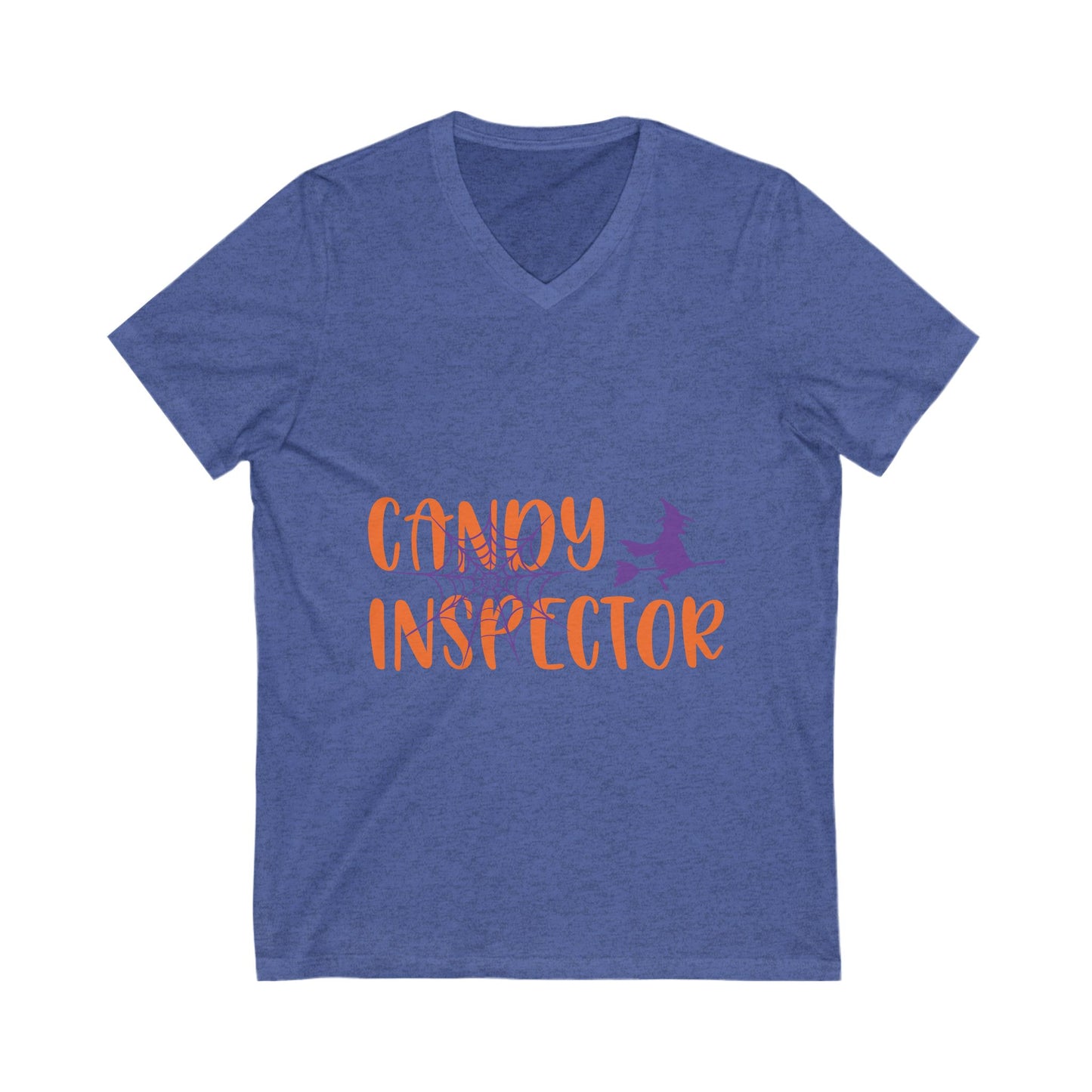 Candy Inspectoor Unisex Short Sleeve V-neck Tshirt