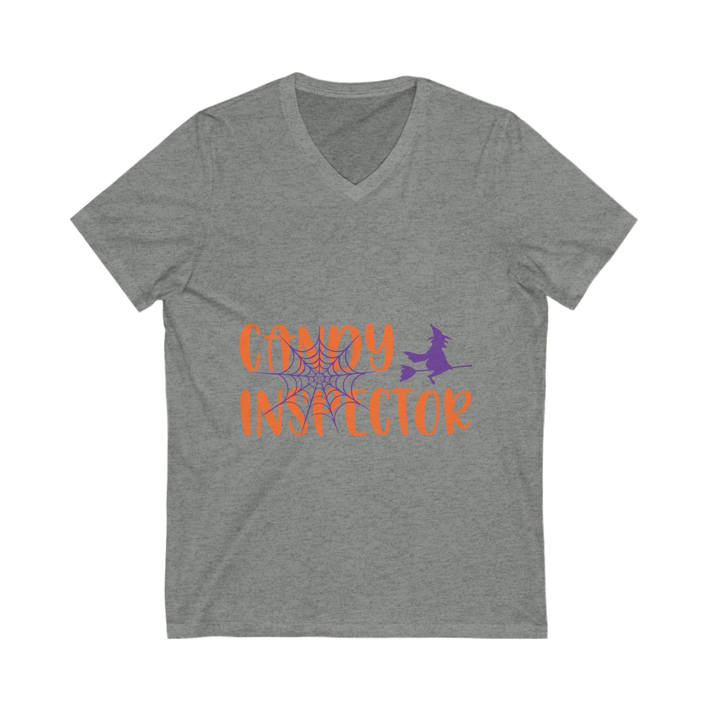 Candy Inspectoor Unisex Short Sleeve V-neck Tshirt
