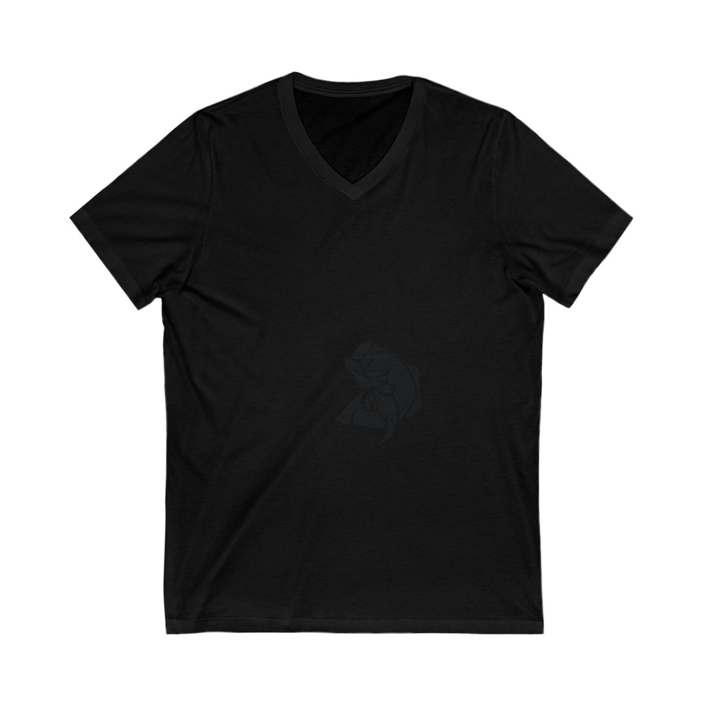 Fishing Solves My Problems Unisex Short Sleeve V-neck Tshirt