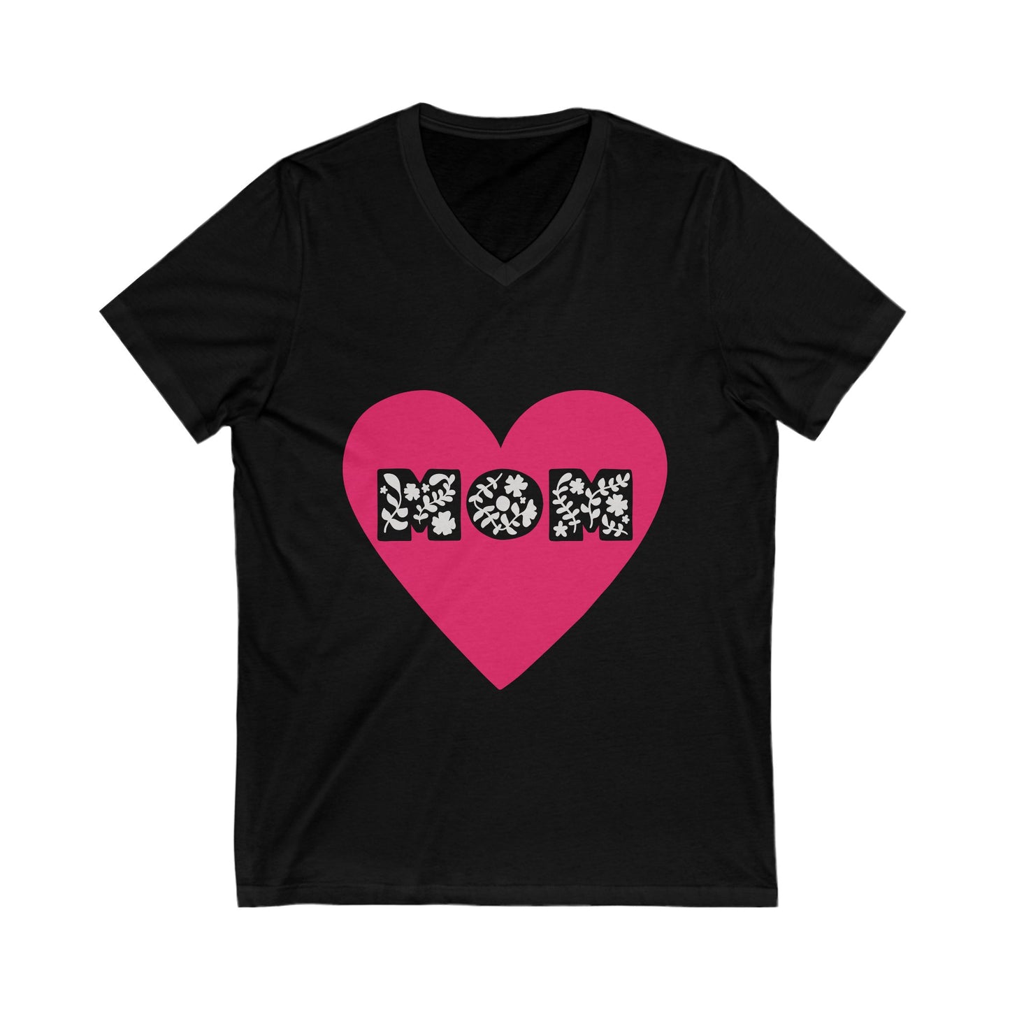 Momm Unisex Short Sleeve V-neck Tshirt