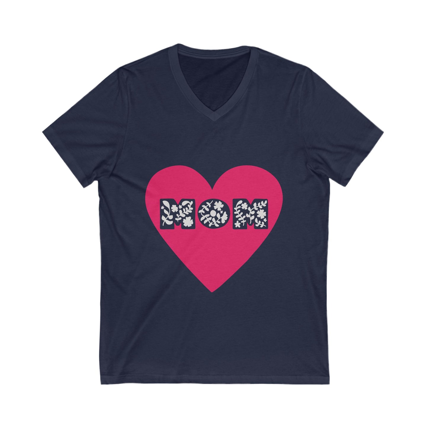 Momm Unisex Short Sleeve V-neck Tshirt
