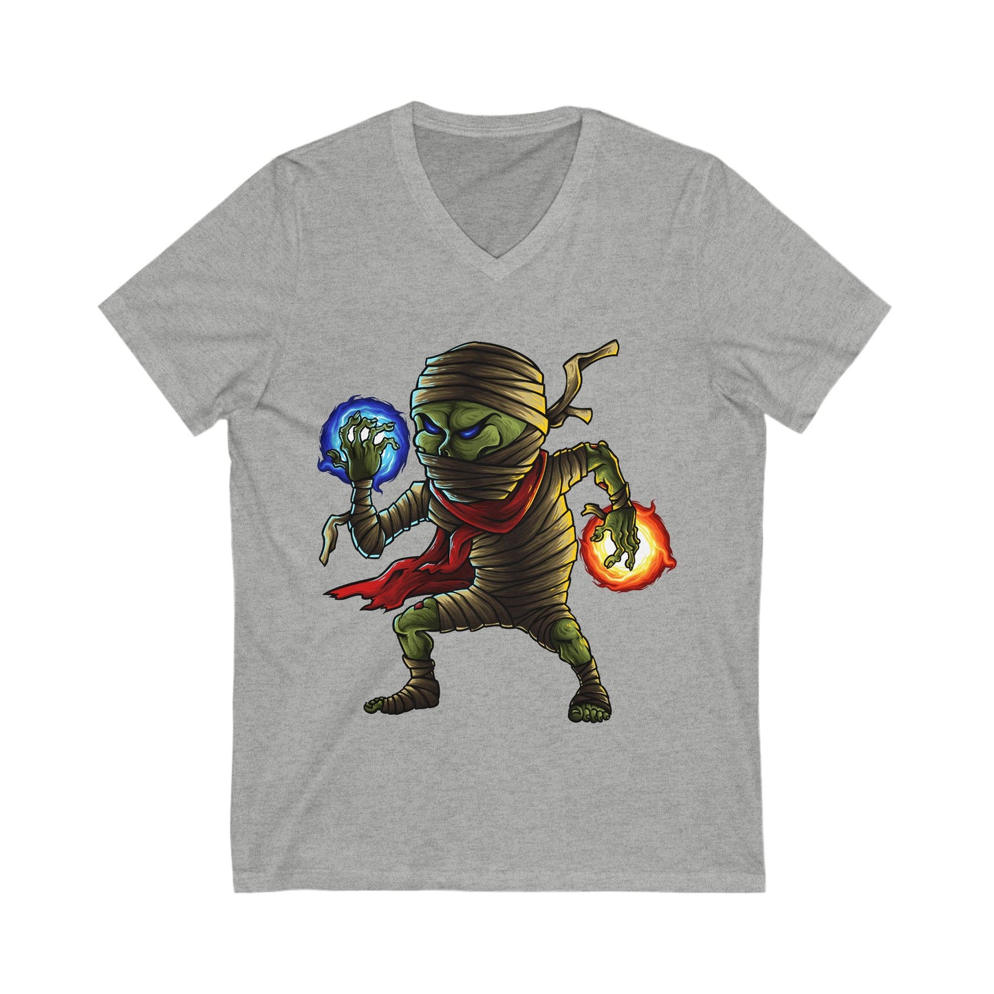 Mummy Unisex Short Sleeve V-neck Tshirt