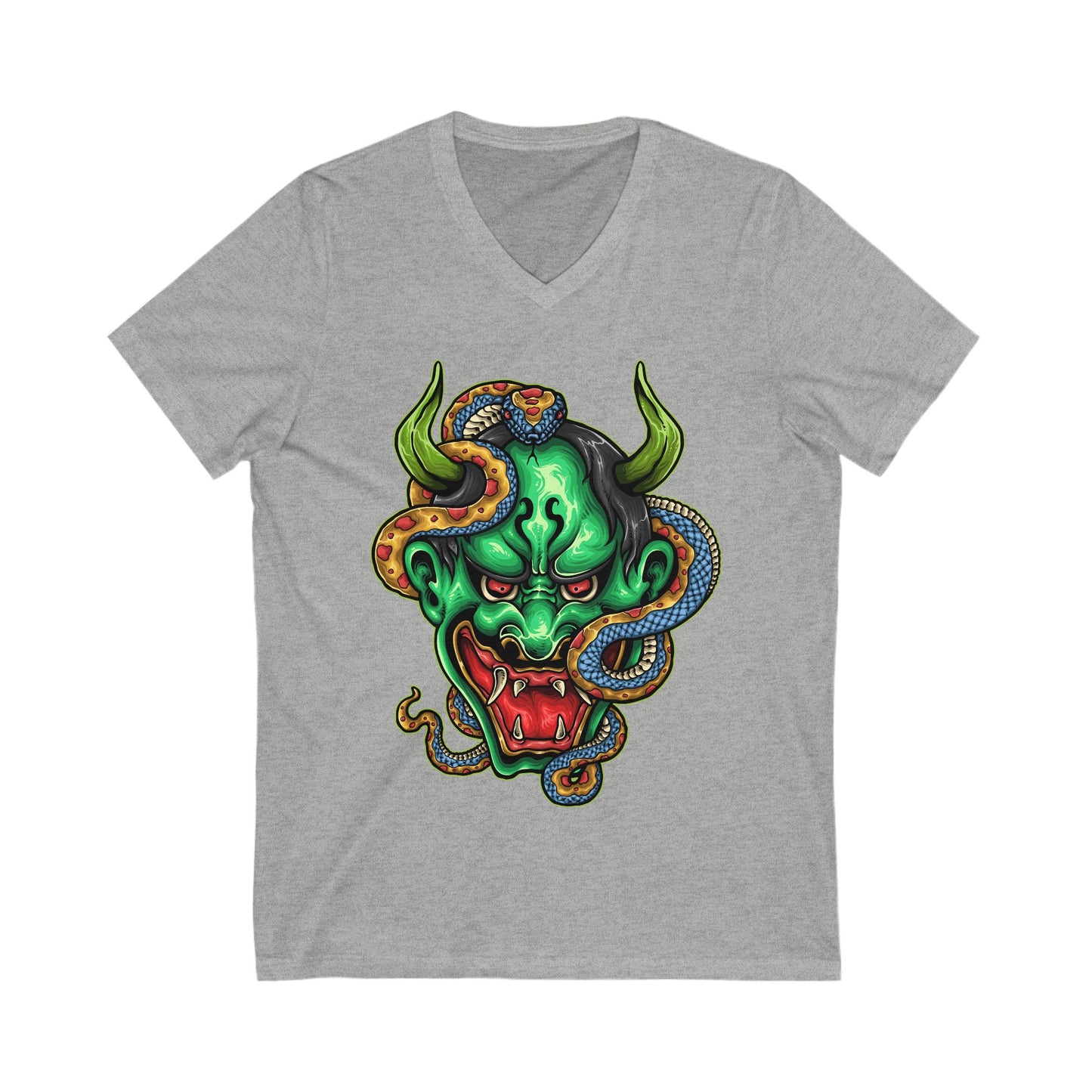 Master Of The Snake Unisex Short Sleeve V-neck Tshirt