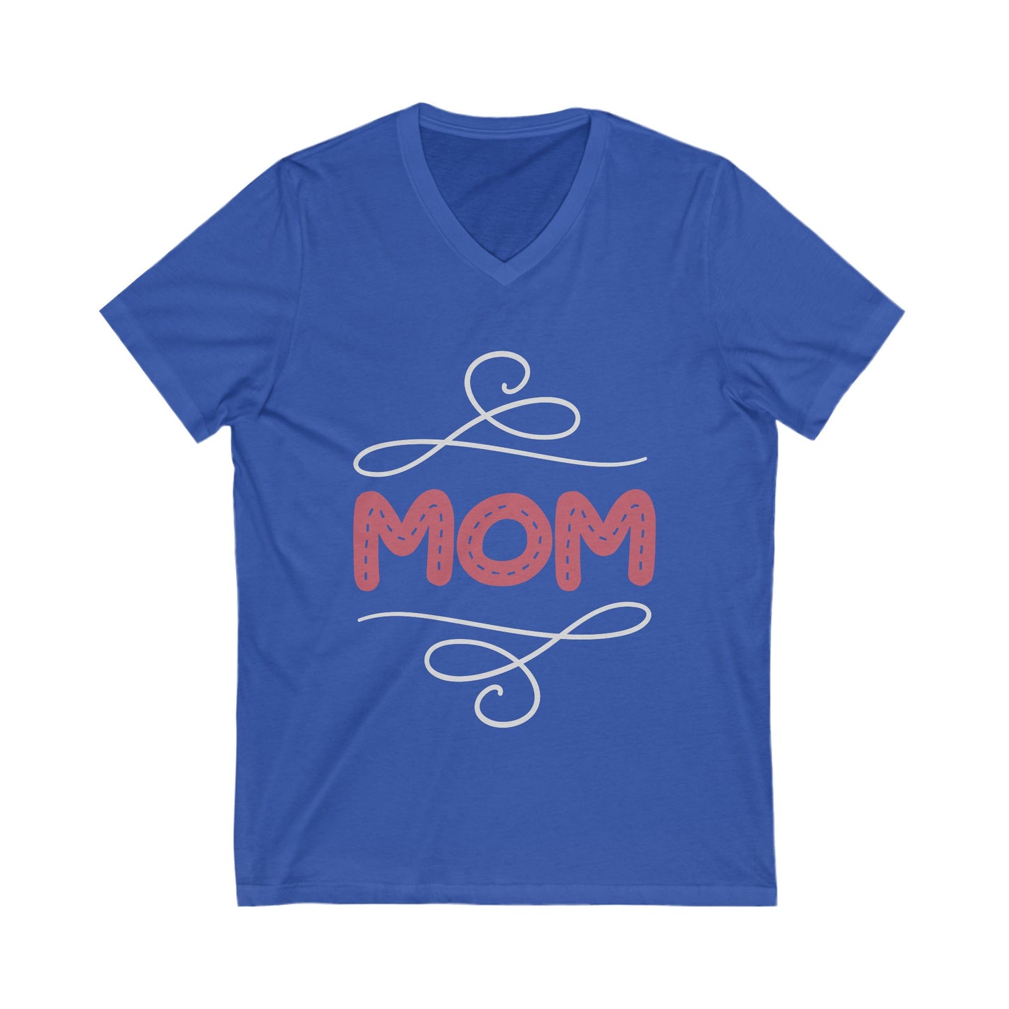 Mom Unisex Short Sleeve V-neck Tshirt