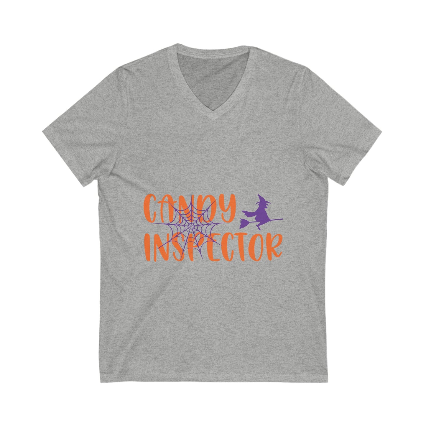 Candy Inspectoor Unisex Short Sleeve V-neck Tshirt