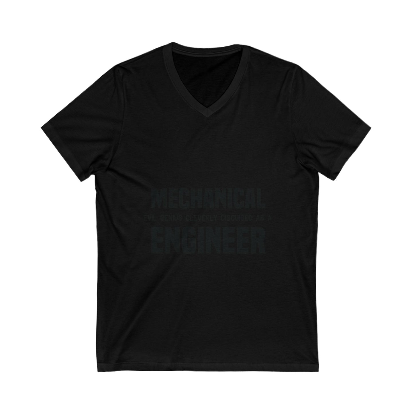 Mechanical Evil Unisex Short Sleeve V-neck Tshirt