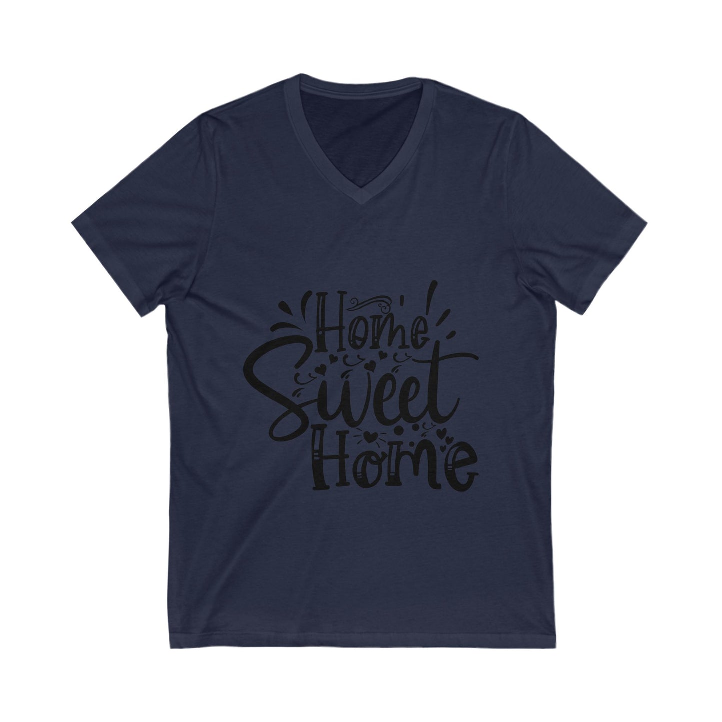 Home Sweet Home Unisex Short Sleeve V-neck Tshirt