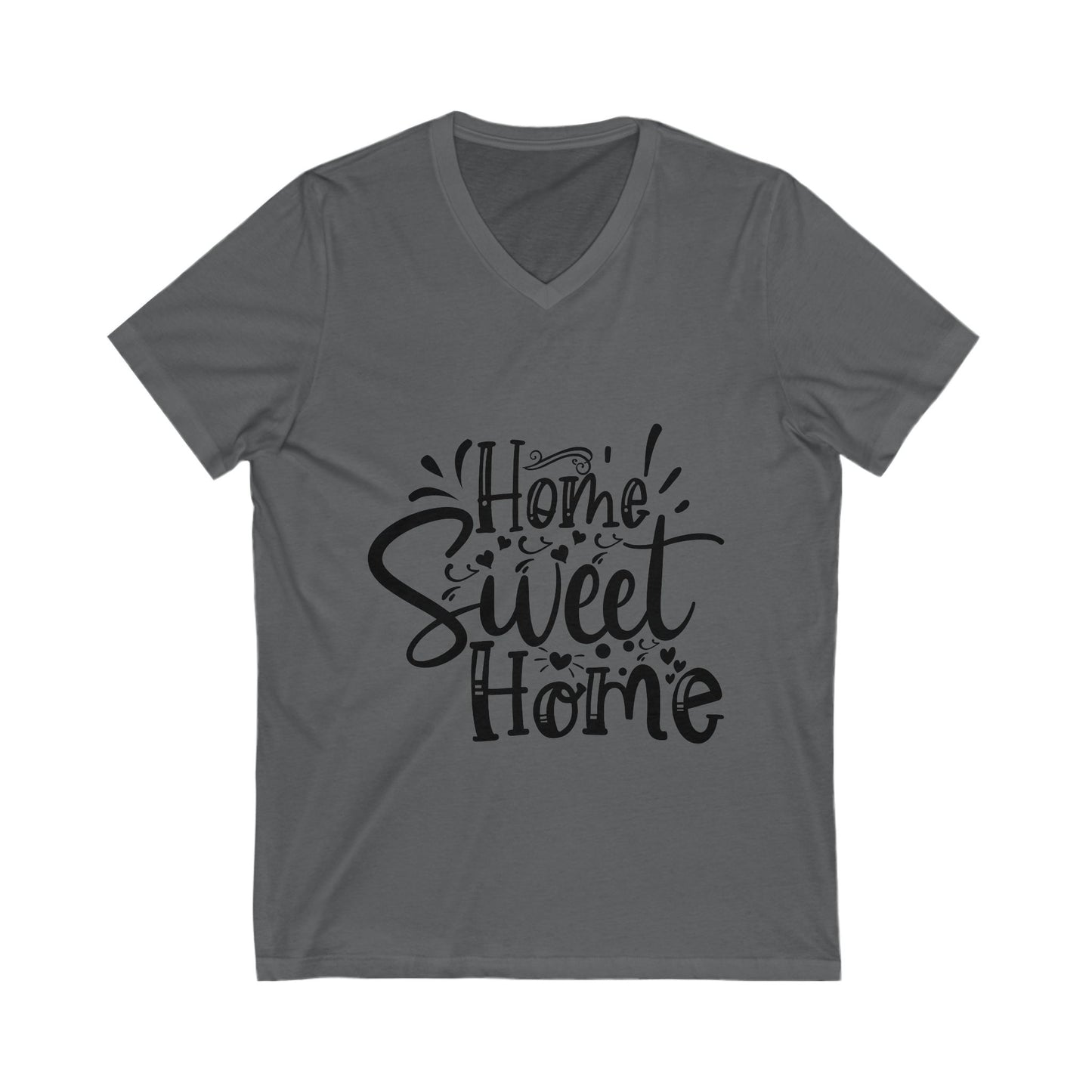 Home Sweet Home Unisex Short Sleeve V-neck Tshirt