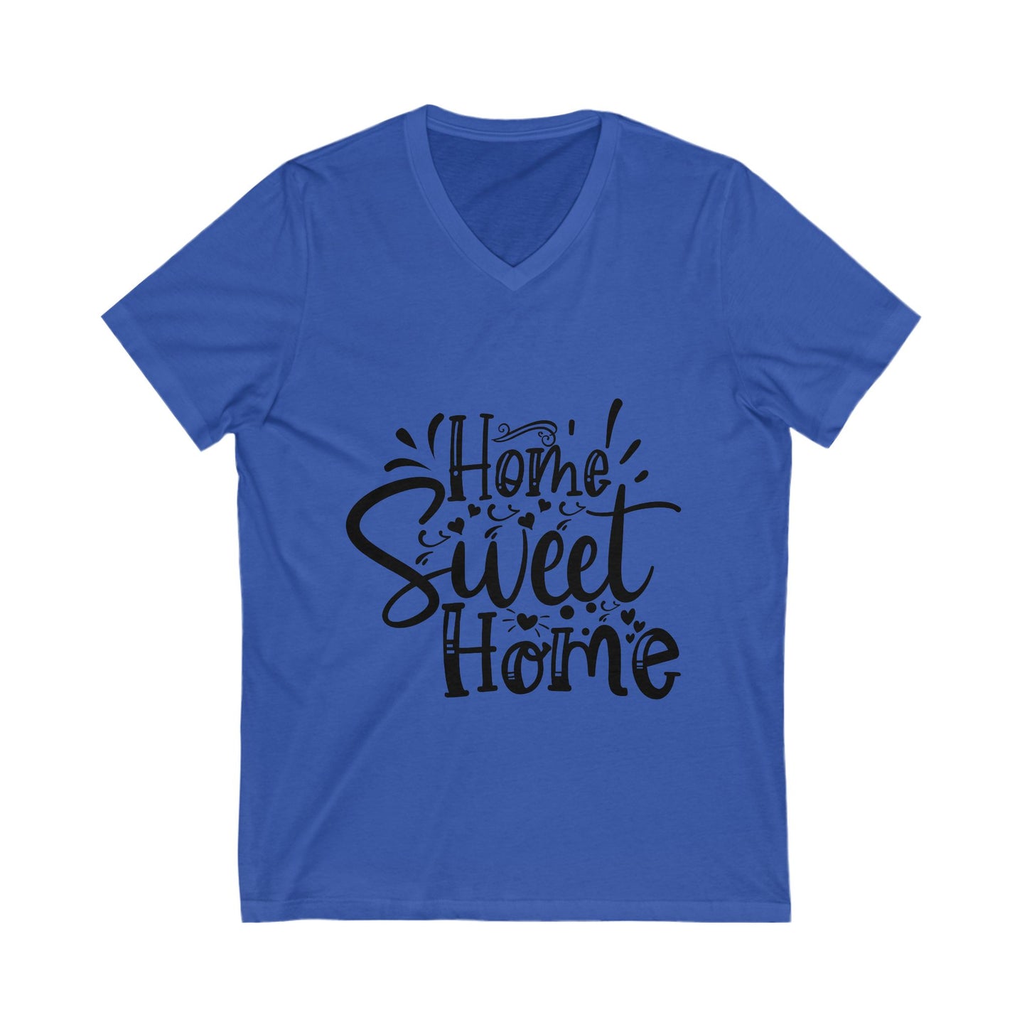 Home Sweet Home Unisex Short Sleeve V-neck Tshirt
