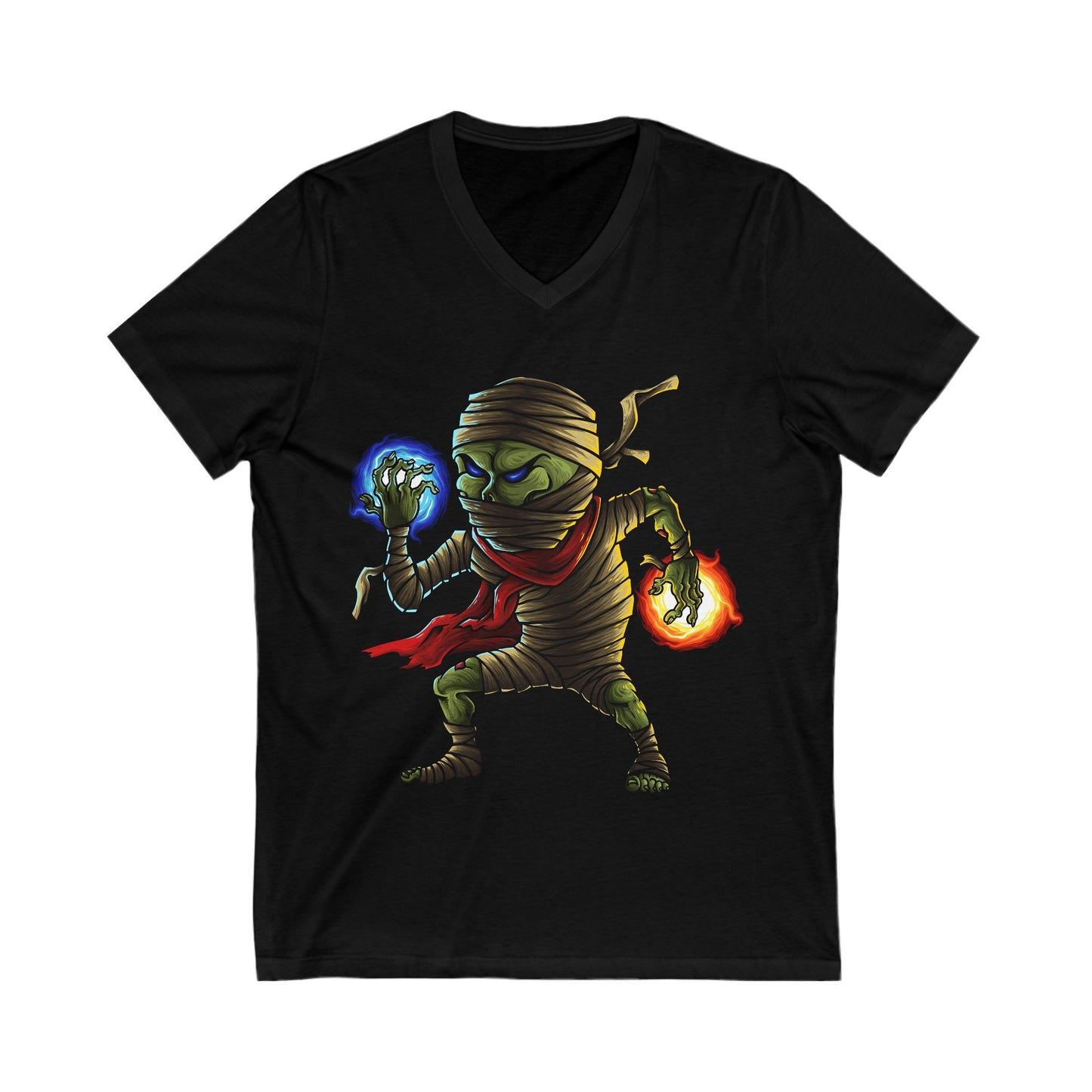 Mummy Unisex Short Sleeve V-neck Tshirt