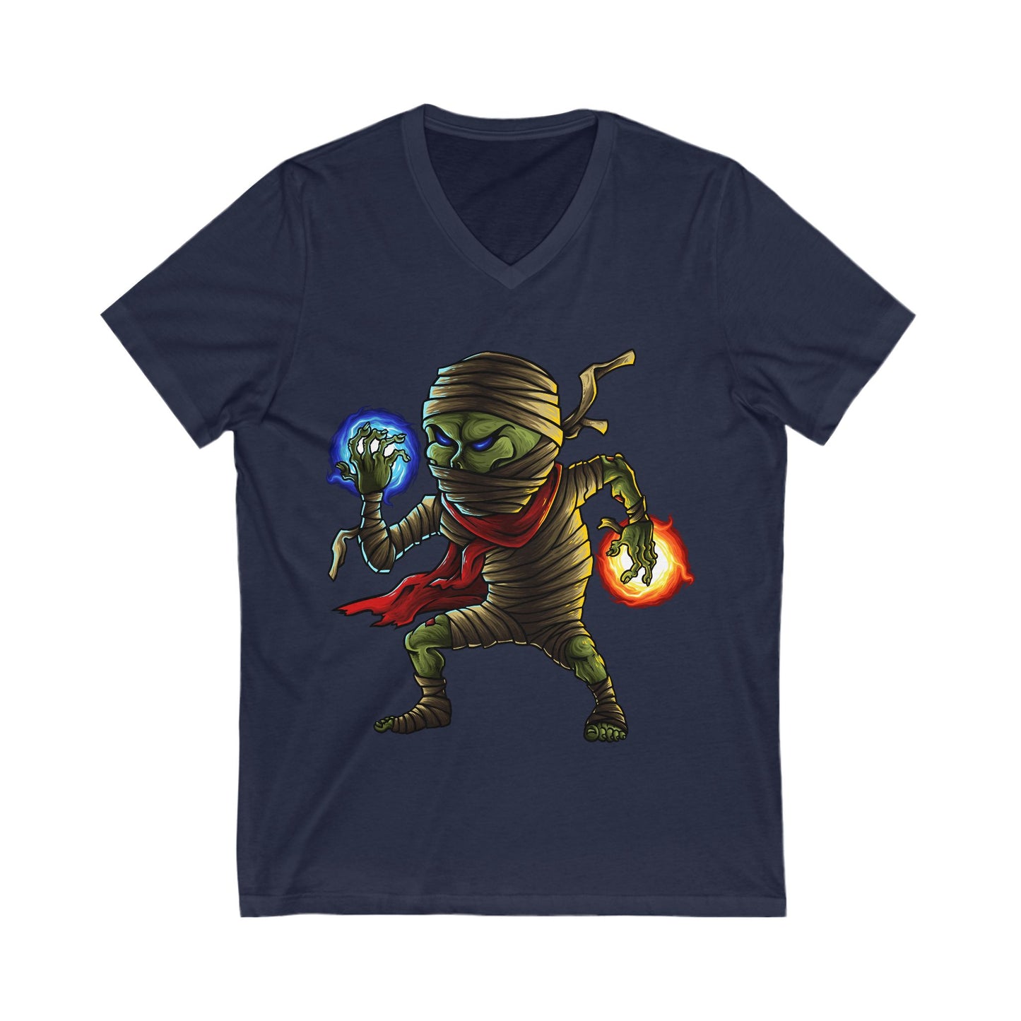 Mummy Unisex Short Sleeve V-neck Tshirt