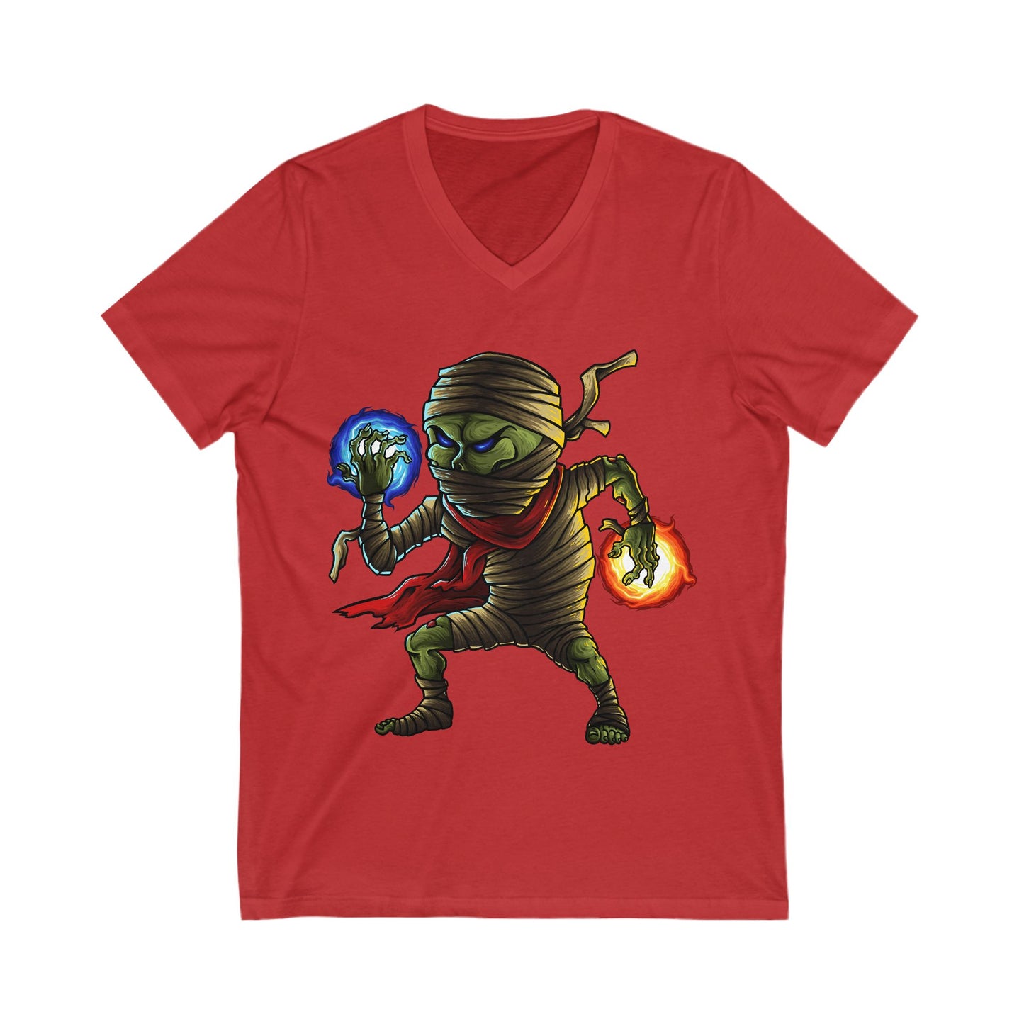 Mummy Unisex Short Sleeve V-neck Tshirt