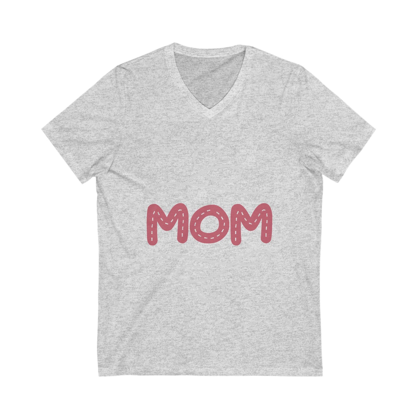 Mom Unisex Short Sleeve V-neck Tshirt