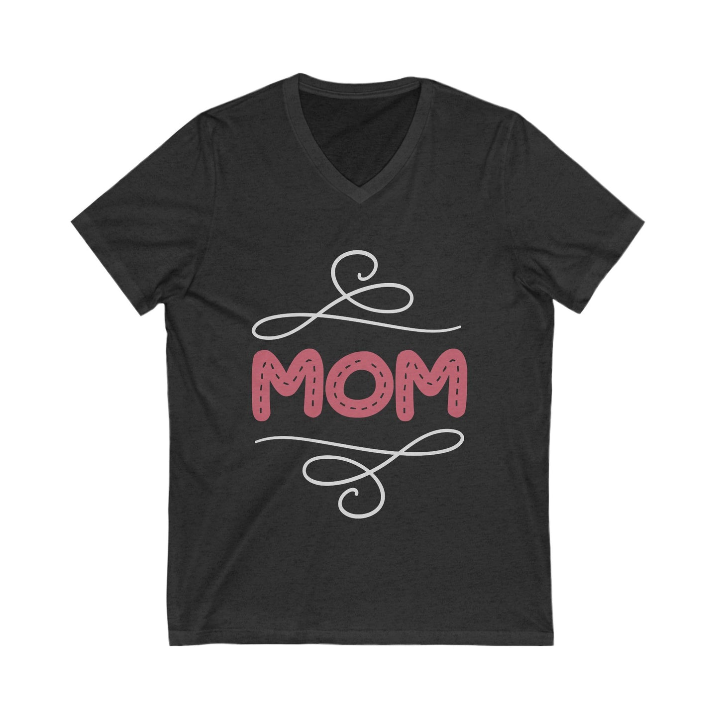 Mom Unisex Short Sleeve V-neck Tshirt