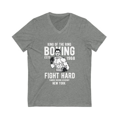 King Of The Ring Unisex Short Sleeve V-neck Tshirt