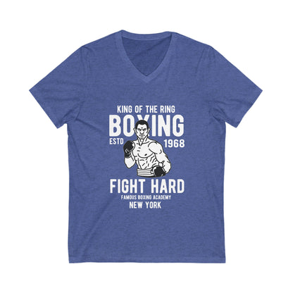 King Of The Ring Unisex Short Sleeve V-neck Tshirt