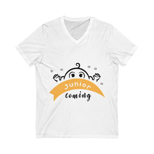 Junior Coming Unisex Short Sleeve V-neck Tshirt