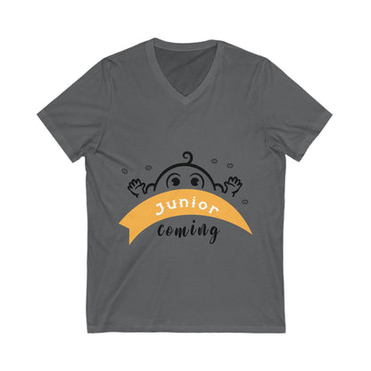 Junior Coming Unisex Short Sleeve V-neck Tshirt