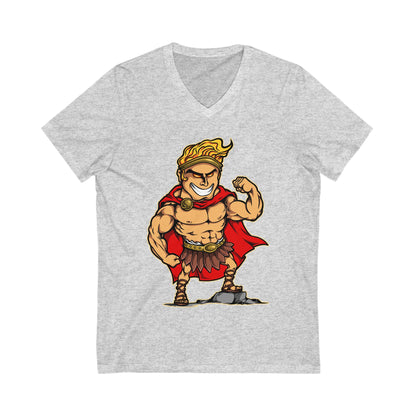 Hercules Unisex Short Sleeve V-neck Tshirt