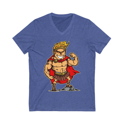 Hercules Unisex Short Sleeve V-neck Tshirt