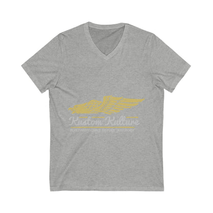 Kustom Kulture Eagle Unisex Short Sleeve V-neck Tshirt