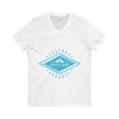 Make A Camp Unisex Short Sleeve V-neck Tshirt
