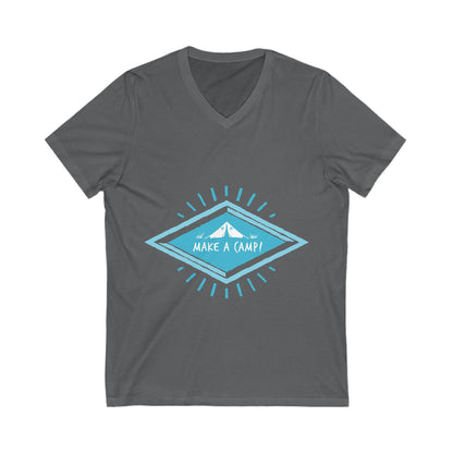 Make A Camp Unisex Short Sleeve V-neck Tshirt