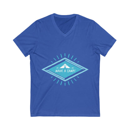 Make A Camp Unisex Short Sleeve V-neck Tshirt