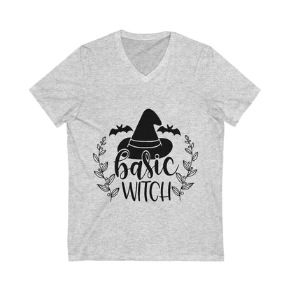 Basic Witch Unisex Short Sleeve V-neck Tshirt
