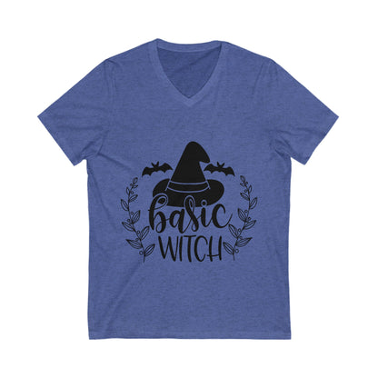 Basic Witch Unisex Short Sleeve V-neck Tshirt