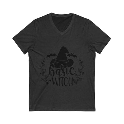 Basic Witch Unisex Short Sleeve V-neck Tshirt