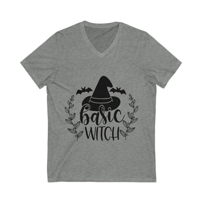Basic Witch Unisex Short Sleeve V-neck Tshirt
