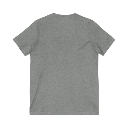 I Get My Yoga Moves From My Cat Unisex Short Sleeve V-neck Tshirt