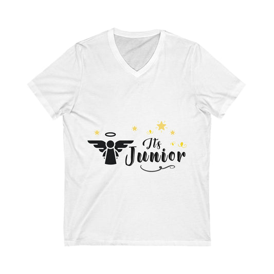 Its Junior Unisex Short Sleeve V-neck Tshirt