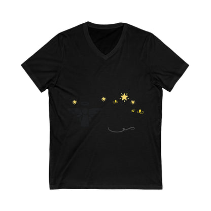 Its Junior Unisex Short Sleeve V-neck Tshirt