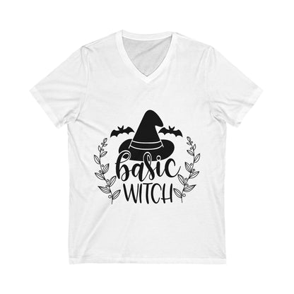 Basic Witch Unisex Short Sleeve V-neck Tshirt