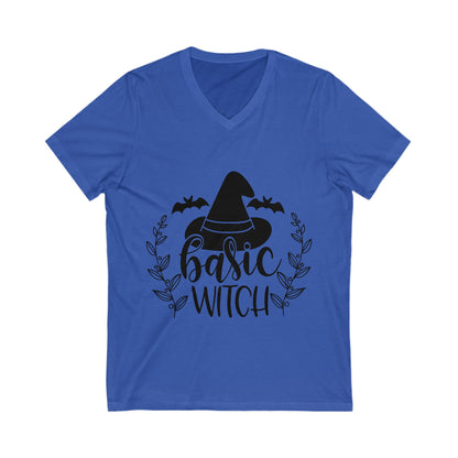 Basic Witch Unisex Short Sleeve V-neck Tshirt