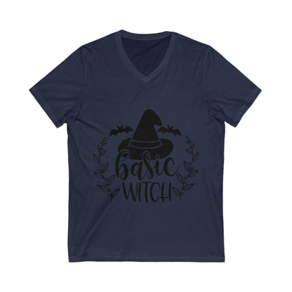Basic Witch Unisex Short Sleeve V-neck Tshirt