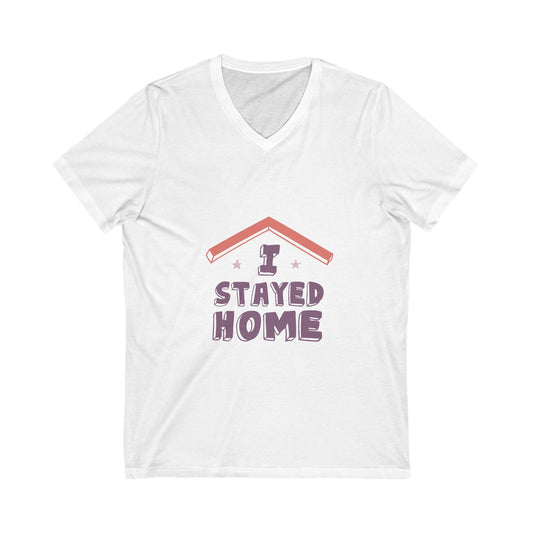 Unisex Jersey Short Sleeve V-Neck Tee