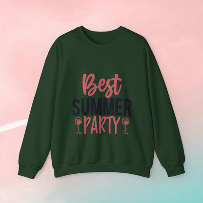 Best Summer Party Crewneck Sweatshirt