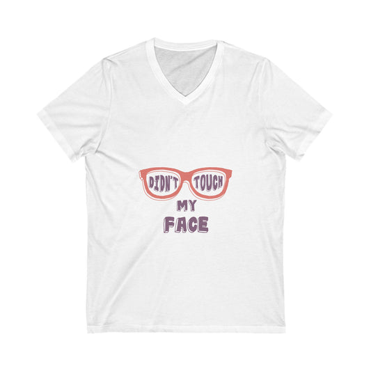 Unisex Jersey Short Sleeve V-Neck Tee