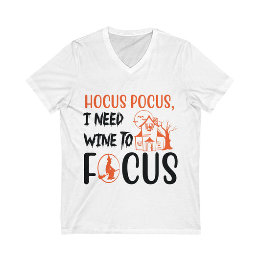 Halloween 30 Unisex Short Sleeve V-neck Tshirt