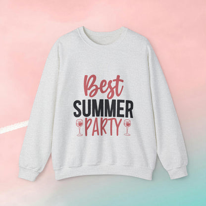 Best Summer Party Crewneck Sweatshirt