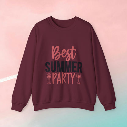 Best Summer Party Crewneck Sweatshirt